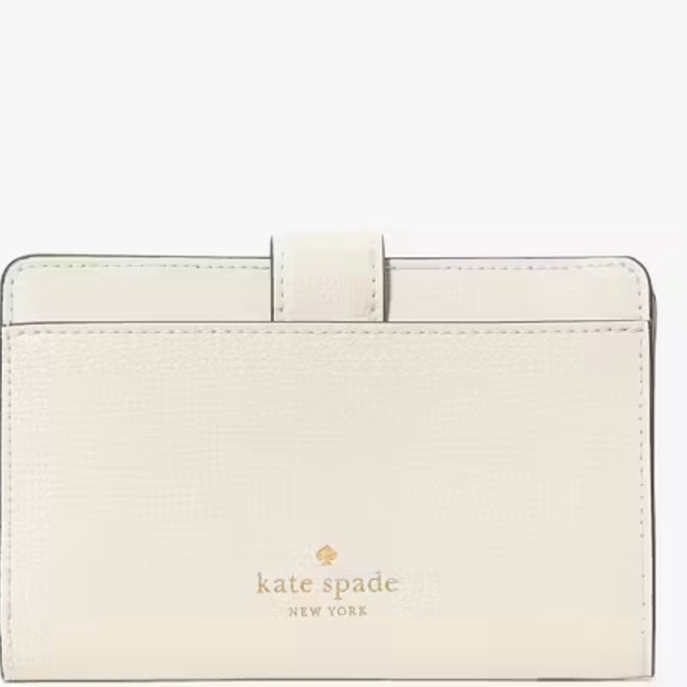 🌸 Kate Spade Phoebe Floral Applique Turnlock Medium Wallet - Picture 4 of 13